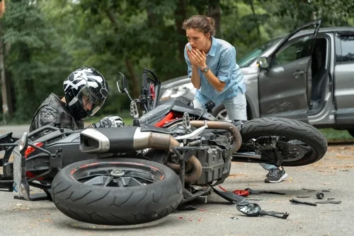 injured motorcycle rider who needs a Charlotte motorcycle accident lawyer