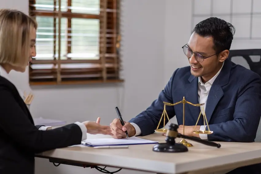 NC Car Accident Lawyers attorney offering free consultation to North Carolina car accident victim on contingency fee basis