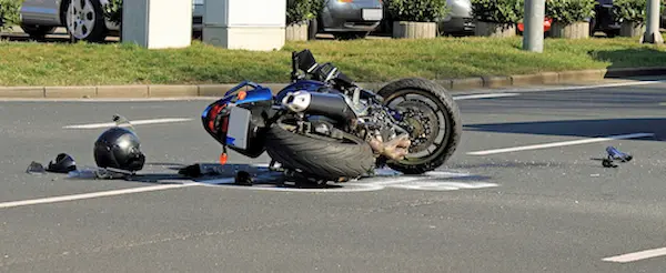 Crashed Motorcycle