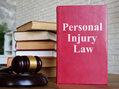 personal injury law book representing the personal injury lawyers at NC car accident lawyers.