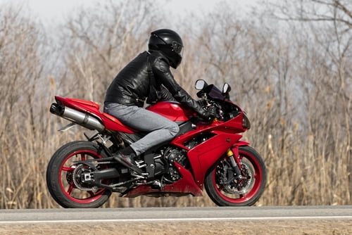 Motorcyclist on the road, concept of bias in motorcycle accident cases.